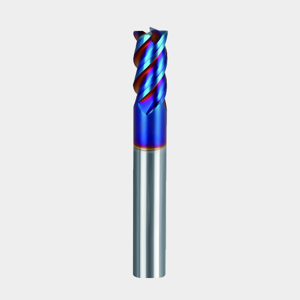 HRC63° Series Solid Carbide 4 Blades Round Nose End Mill