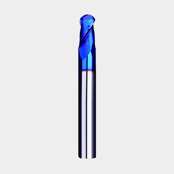 HRC63° Series Solid Carbide 2 Blades Ball Nose End Mill